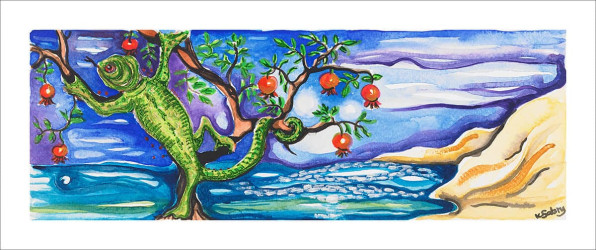 Chameleon by the sea Artwork: Chameleon by the sea