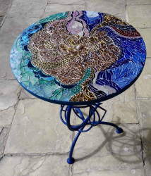 Commission for a private residence Mosaic table