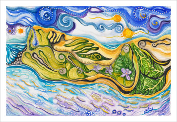 Gaia Sleeping Artwork: Gaia Sleeping