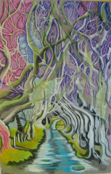 The Dark Hedges (ancient avenue in Northern Ireland) Artwork: The Dark Hedges